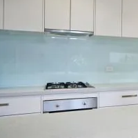 Kitchen glass spashback